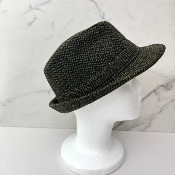 Stetson Men's Trilby Fedora Hat Size M Wool Blend Winter Classic Black - Picture 4 of 9